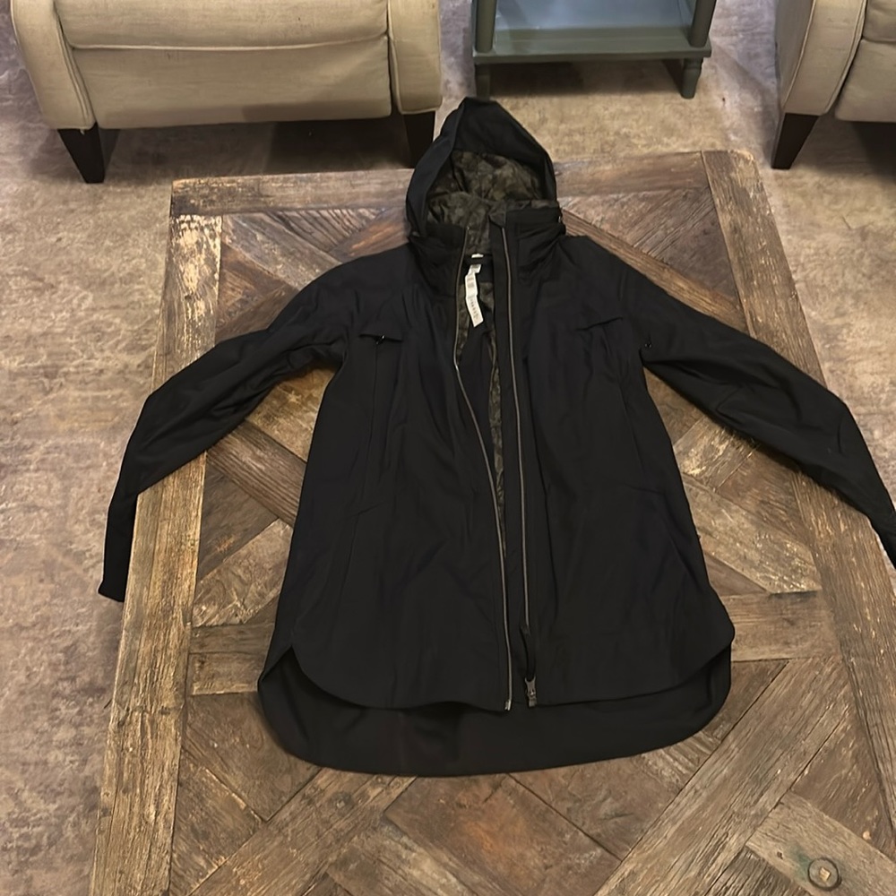 lululemon athletica Black Hooded Jacket